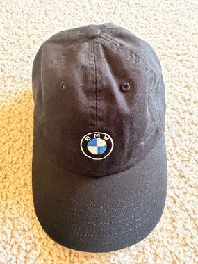 BMW Black Cap with Blue and White Logo